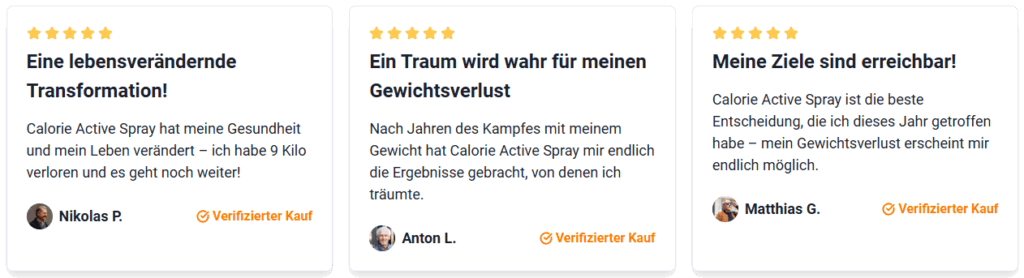 C Active Spray Erfahrungen